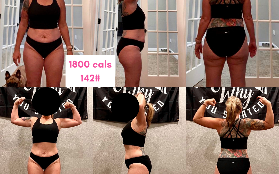 Crushing 2300 Calories & Improving her Physique