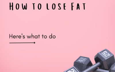 How to Lose Fat