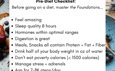 Pre-Diet Checklist 